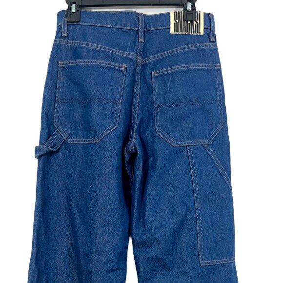 Snacks! Mother The Smoothie Carpenter Sneak Jeans Clean Your Plate 25 Pre-Loved - Picture 6 of 6